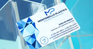 Custom Plastic vCard